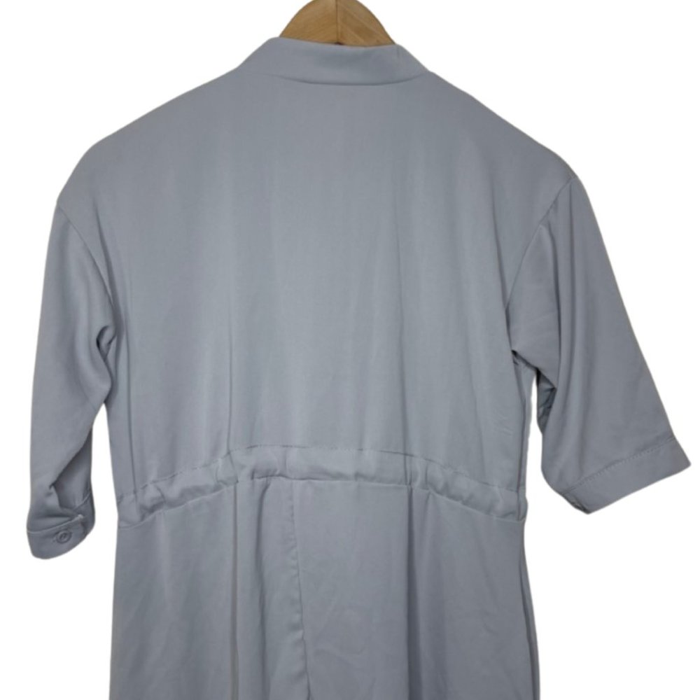 LIDAAI | Lilac Short Sleeve Dress with Waist Tie | Size M - Picture 8 of 11